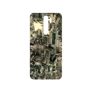 MAHOOT Collage of Skyscraper Cover Sticker for Xiaomi Redmi Note 8 Pro