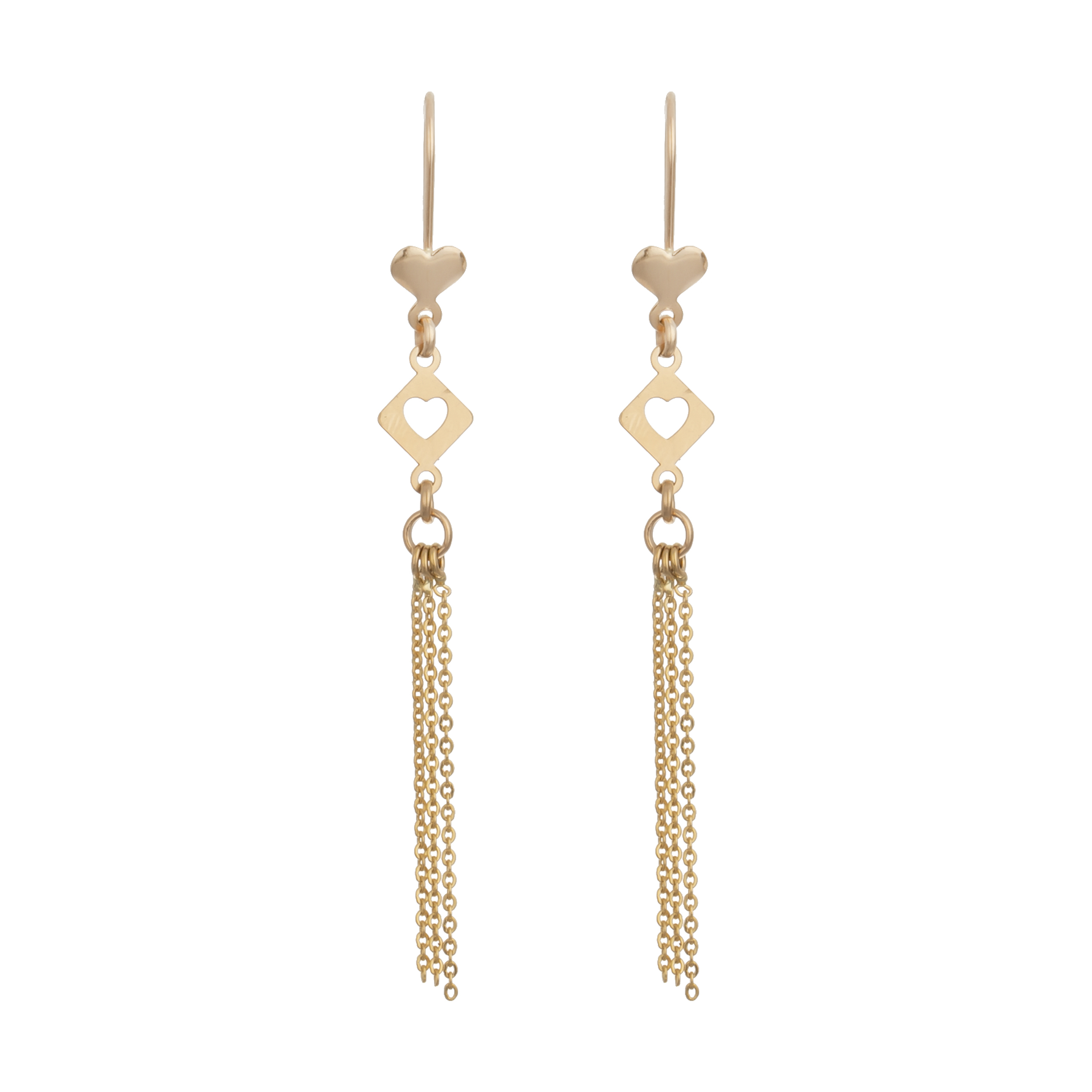 گوشواره طلا 18 عیار زنانه مایا ماهک مدل ME0908