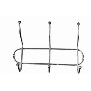 چوب لباسی دیواری مدل 3 شاخه بسته 5 عددی