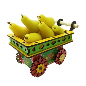 دکوری طرح گاری میوه مدل گلابی کد GA-3