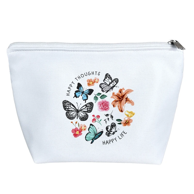 کیف لوازم آرایش دخترانه خندالو مدل پروانه و گل کد H296