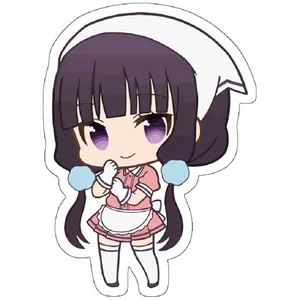 استیکر لپ تاپ مدل Maika Chibi