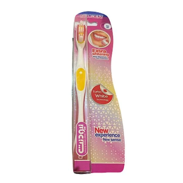 مسواک نیودنت مدل TURBO-WHITE با برس متوسط