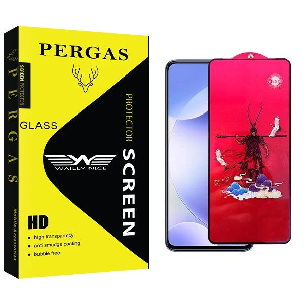 محافظ صفحه نمایش وایلی نایس مدل Pergas King مناسب برای گوشی موبایل شیائومی redmi K30/Poco X2