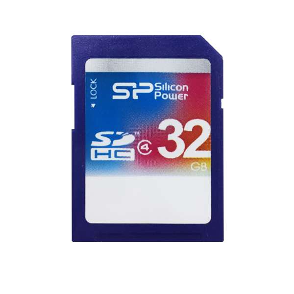 کارت حافظه SDHC سیلیکون پاور کلاس 4 سرعت 120MBps ظرفیت 32 گیگابایت