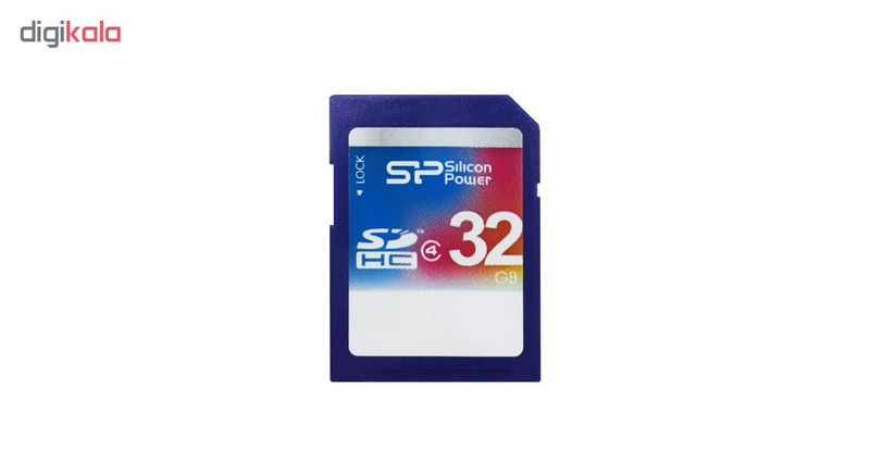 کارت حافظه SDHC سیلیکون پاور کلاس 4 سرعت 120MBps ظرفیت 32 گیگابایت