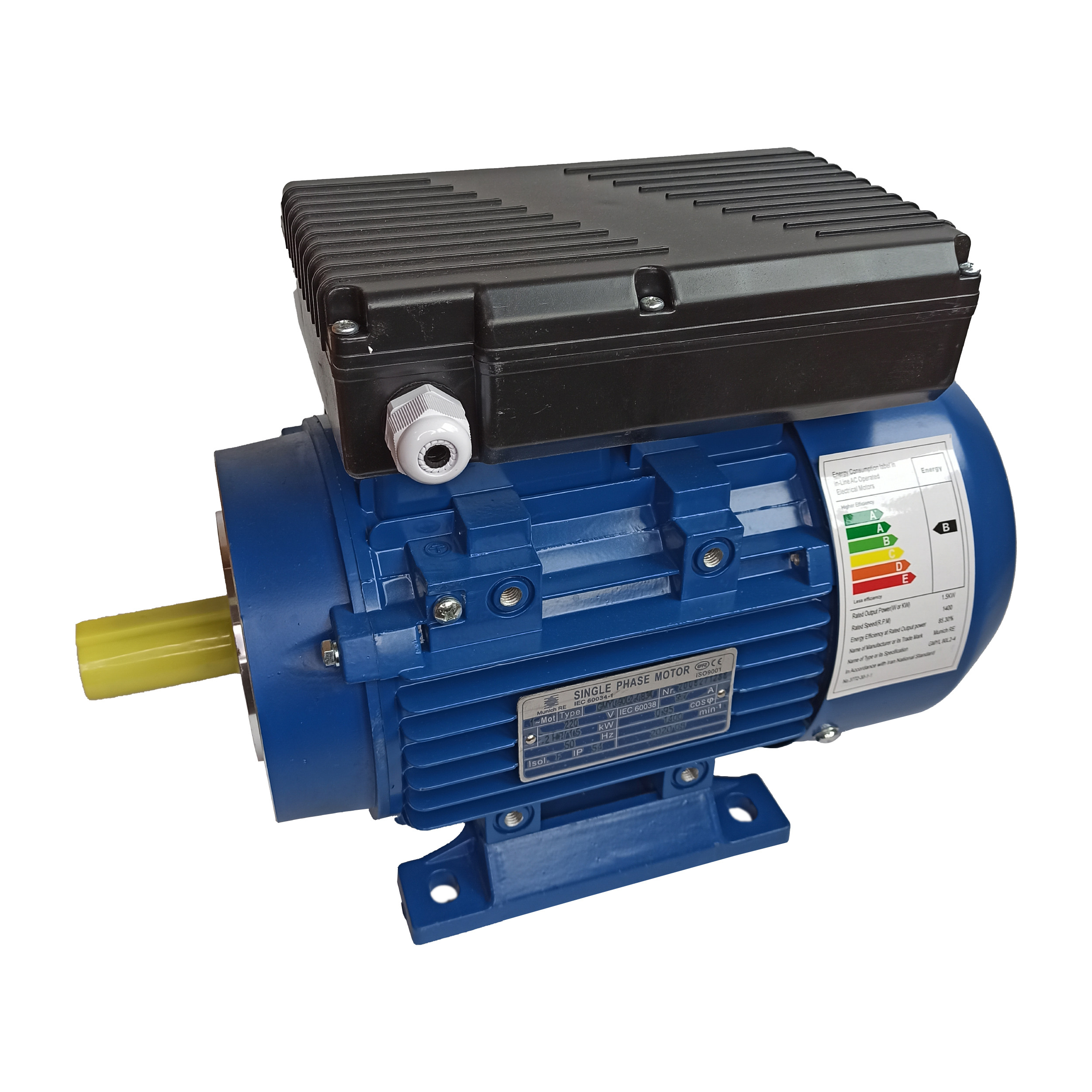 الکتروموتور  مدل MS90L ظرفیت 1.5 کیلووات 1500 دور