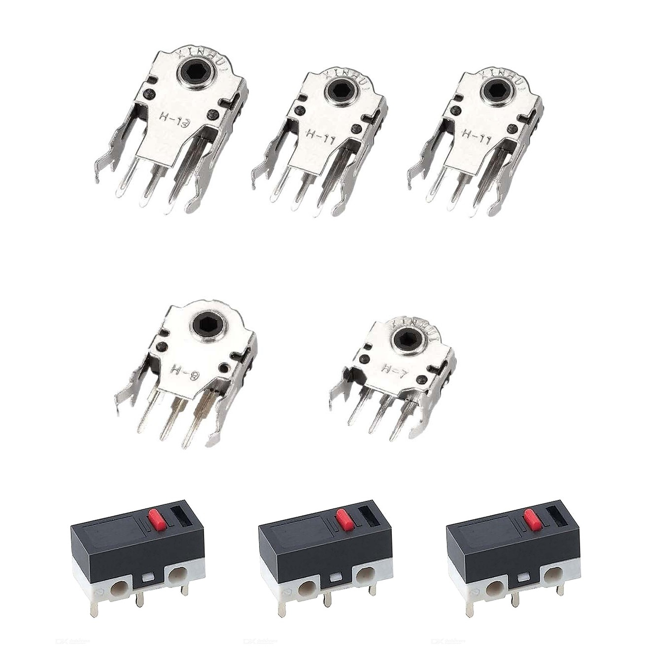 انکودر موس مدل M-08 به همراه کلید موس بسته 8 عددی