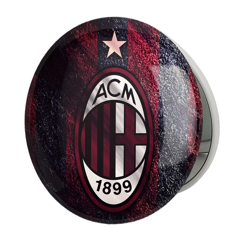 آینه جیبی خندالو طرح باشگاه آث میلان مدل تاشو کد 27247 