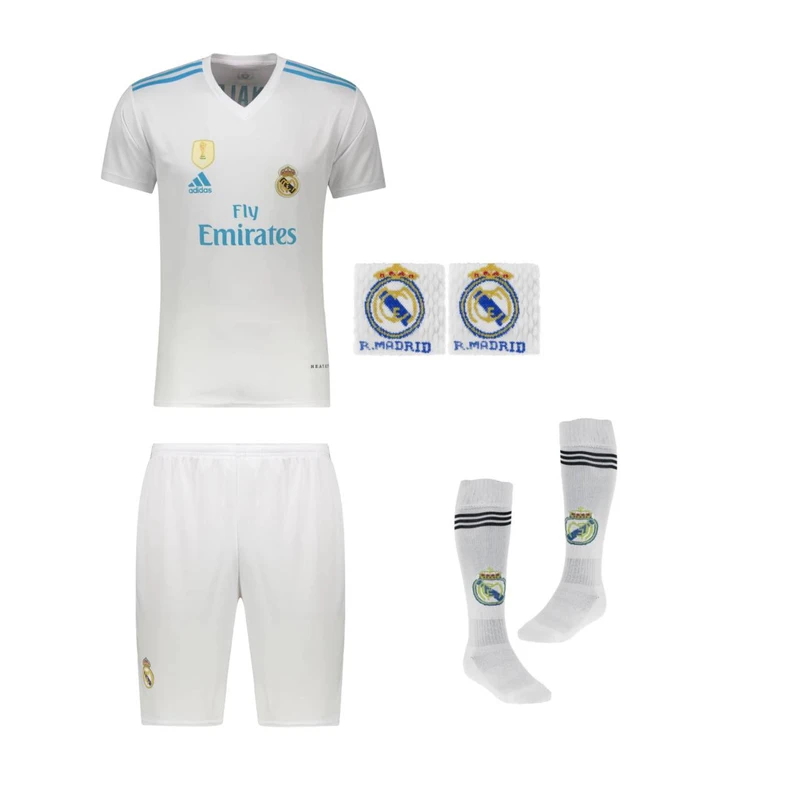 ست 5 تکه لباس ورزشی پسرانه مدل کلاسیک رئال مارید طرح رونالدو کد 2017