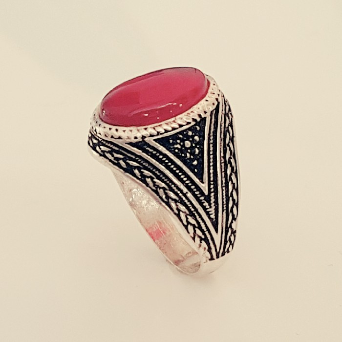 انگشتر نقره مردانه مدل P800