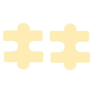 گوشواره طلا 18 عیار زنانه کرابو طرح پازل مدل Kr3501