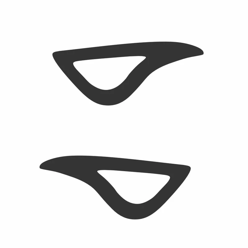 برچسب خطر خودرو ونگارد طرح چشمک کد Vg003 مجموعه 2 عددی