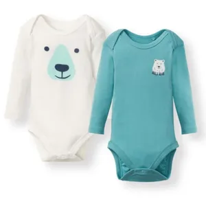 بادی آستین بلند نوزادی لوپیلو مدل G069 مجموعه 2 عددی