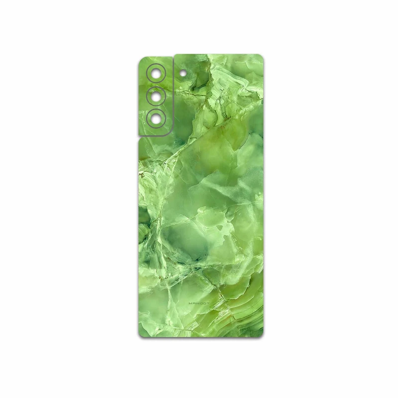 برچسب پوششی ماهوت مدل Green-Crystal-Marble مناسب برای گوشی موبایل سامسونگ Galaxy S21 Plus 5G