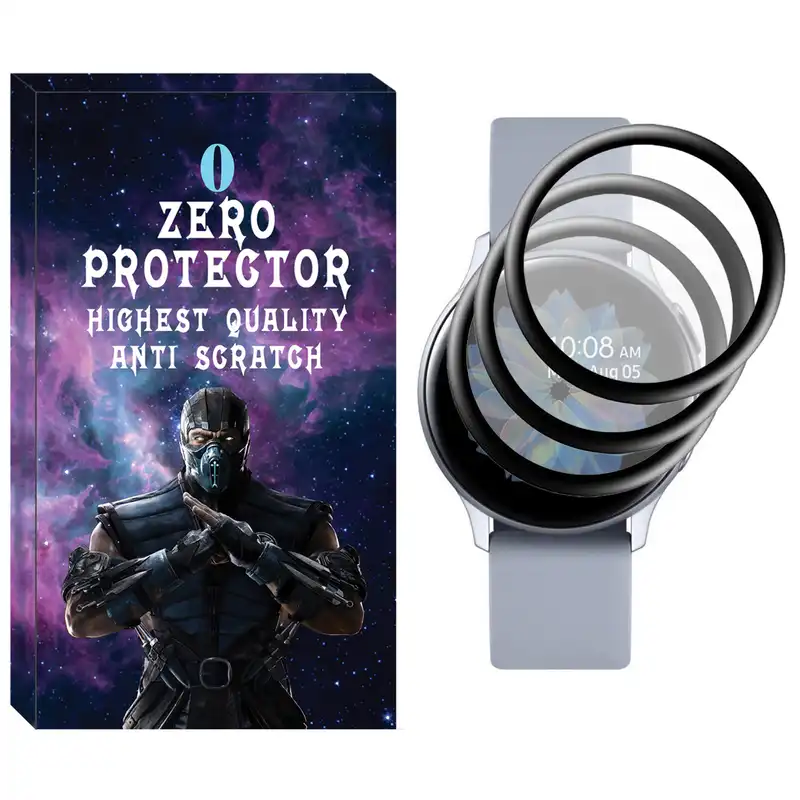 محافظ صفحه نمایش نانو زیرو مدل NZO مناسب برای ساعت هوشمند سامسونگ Galaxy Watch Active 2 44mm بسته سه عددی