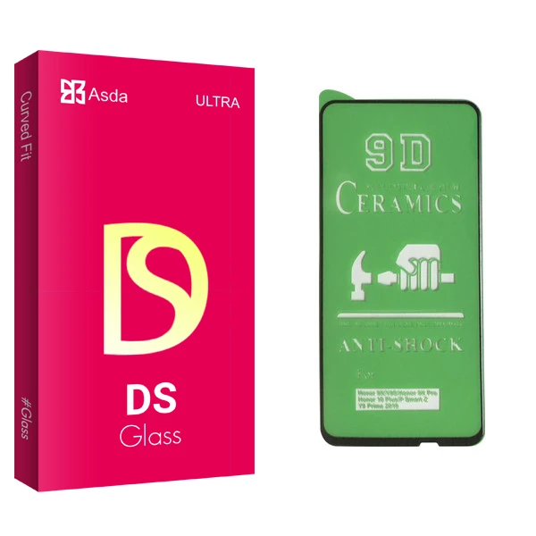 محافظ صفحه نمایش 9D آسدا مدل DS glass مناسب برای گوشی موبایل هوآوی Y9 Prime 2019/Y9S/9X