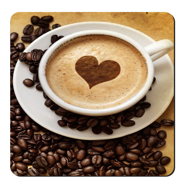  زیر لیوانی طرح فنجان قهوه کد nzl285