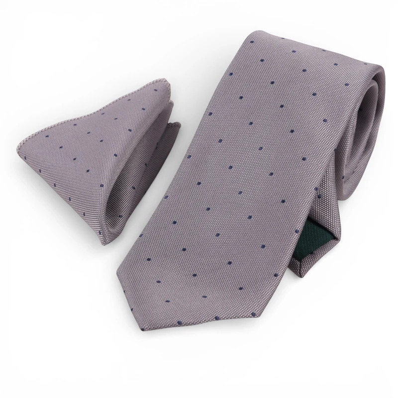 ست کراوات و دستمال جیب مردانه نسن مدل V46