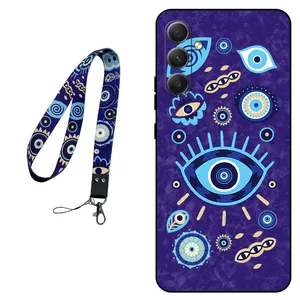 Megafone Devil Eye 0023 Cover For Samsung Galaxy A54 Mobile Neckband