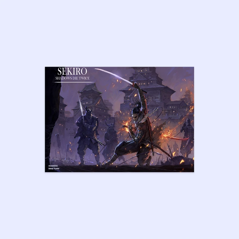 پوستر هومرو مدل فلزی طرح Sekiro کد PS969