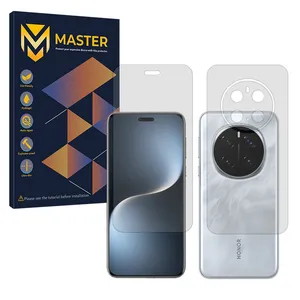 Master Resistant model matte screen protector suitable for Honor Magic7 Pro mobile phone along with the back protector