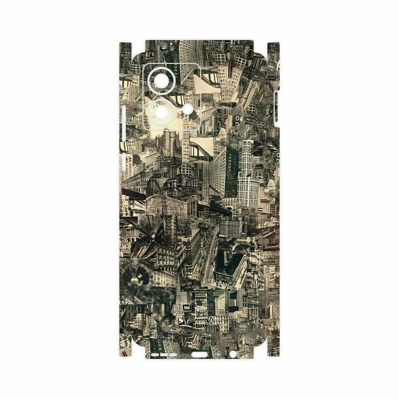 برچسب پوششی ماهوت مدل Collage of Skyscraper-FullSkin مناسب برای گوشی موبایل موتورولا Moto G84