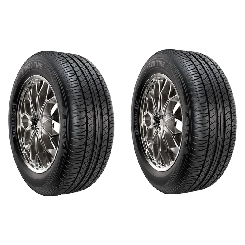 لاستیک خودرو یزد تایر مدل SKY سایز 215/60R16 - دو حلقه