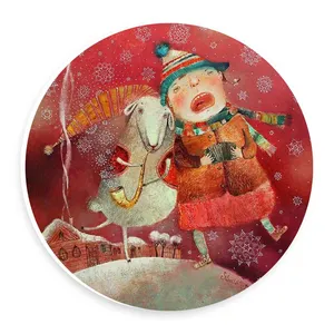  دیوارکوب طرح مرد نوازنده و گوسفند مدل wtb753