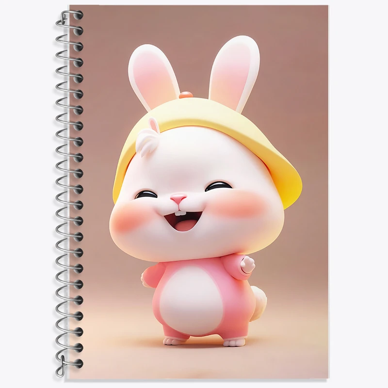 دفتر لغت 50 برگ خندالو طرح خرگوش کیوت کد F5689