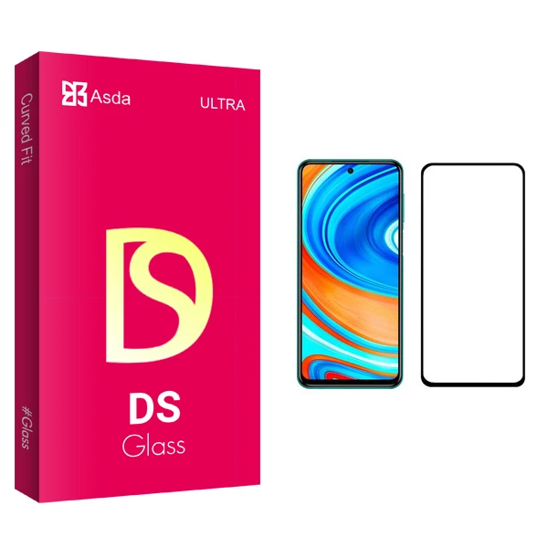 محافظ صفحه نمایش آسدا مدل DS glass مناسب برای گوشی موبایل شیائومی Redmi Note 9 Pro