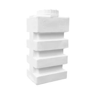 مخزن آب عمودی 200 لیتر تی پی سی مدل سه لایه مکعبی عمودی