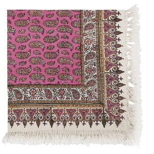 سفره قلمکار ممتاز اثر عطریان طرح 5 سایز 80 × 80 سانتی متر