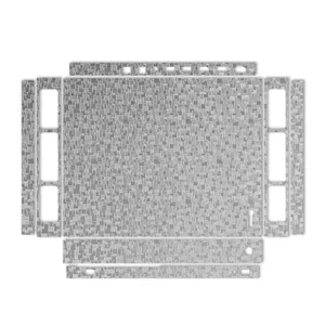 MAHOOT Silver Silicon Texture Cover Sticker for Xbox One X