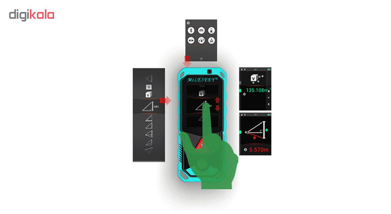 متر لیزری مایلسی مدل T7-80m متر لیزری مایلسی مدل T7-80m