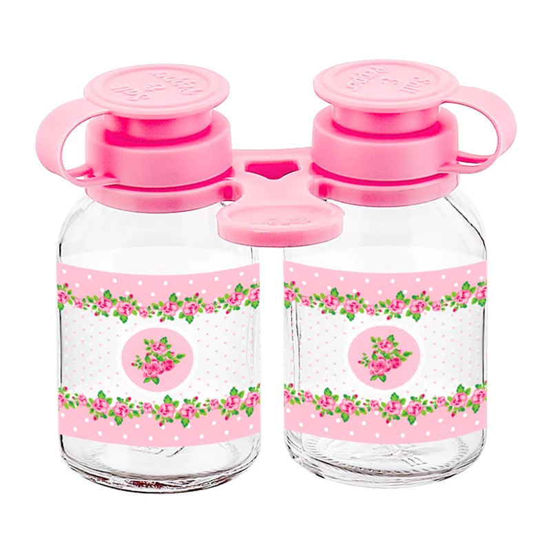 نمکدان رنگا طرح فانتزی مدل R122 بسته ۲ عددی