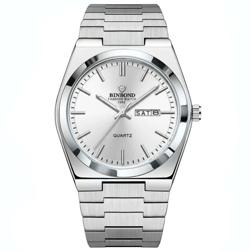 ساعت مچی عقربه‌ای کوارتز زنانه بین باند مدل قفل مخفی 1853 کد 006