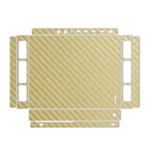 MAHOOT Gold Carbon-fiber Texture Cover Sticker for Xbox One X