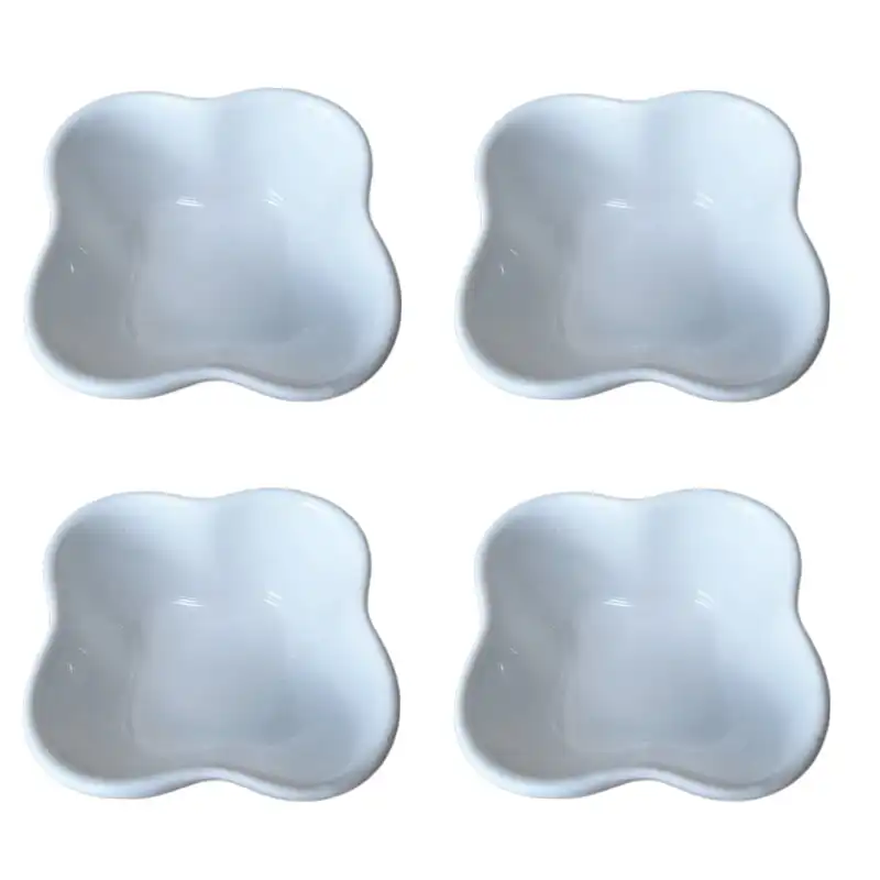 پیاله مدل سرامیکی طرح گل کد 2023 بسته 4 عددی