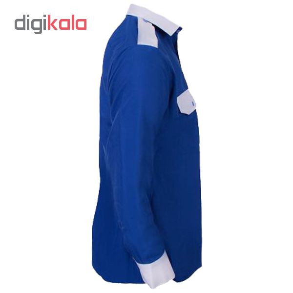 پیراهن مردانه نگهبانی و اداری سبلان مدل آبی سفید پیراهن مردانه نگهبانی و اداری سبلان مدل آبی سفید