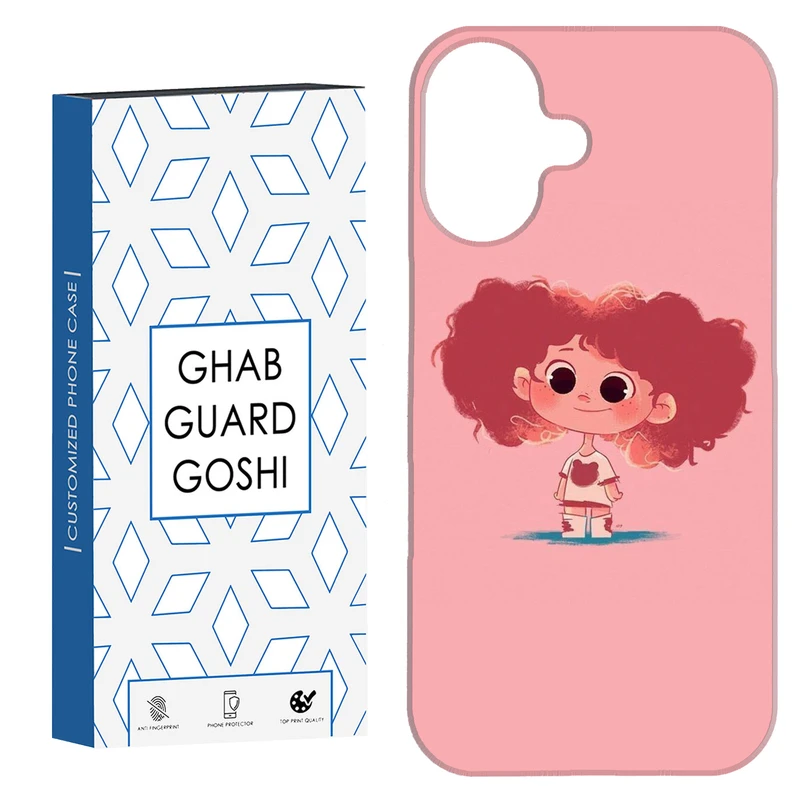 کاور قاب گارد گوشی طرح دختر  کد Dimo-749 مناسب برای گوشی اپل Iphone 16     