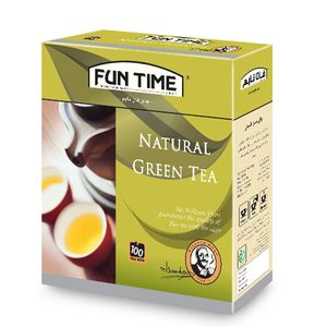 نقد و بررسی چای سبز کیسه ای فان تایم مدل طبیعی بسته 100 عددی توسط خریداران