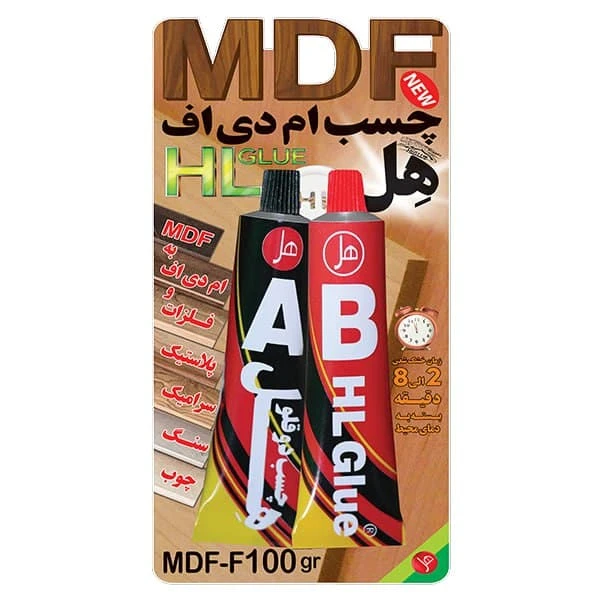 چسب دوقلو هل مدل MDF-100 وزن 100گرم