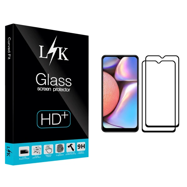 محافظ صفحه نمایش ال کی مدل +LITE مناسب برای گوشی موبایل سامسونگ Galaxy A10s بسته دو عددی