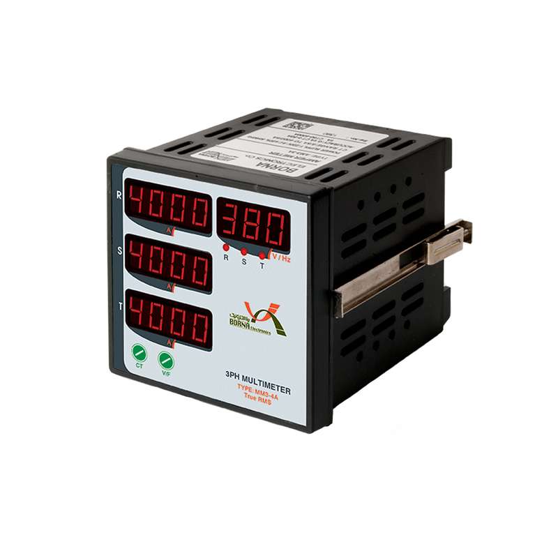 مولتی متر سه فاز برنا الکترونیک مدل MM3-4A مولتی متر سه فاز برنا الکترونیک مدل MM3-4A