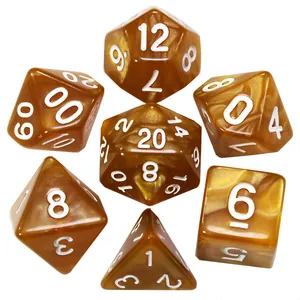 تاس بازی مدل Dungeons and Dragons بسته 7 عددی