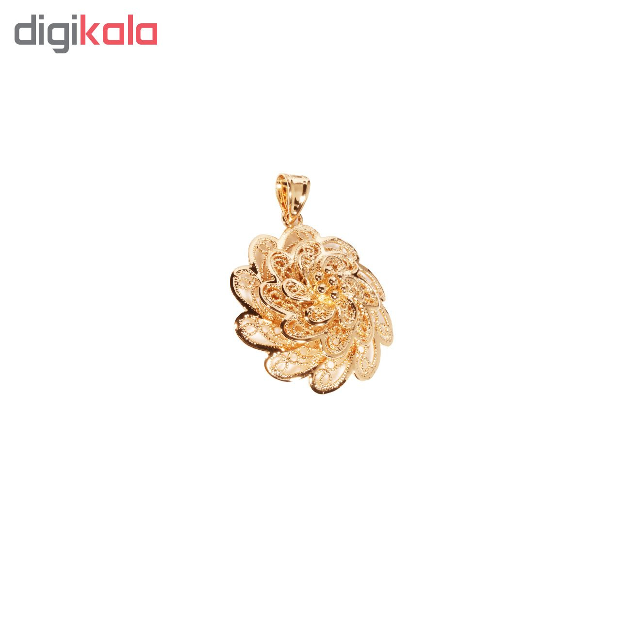 گردنبند شیک کده طرح گل سه بعدی