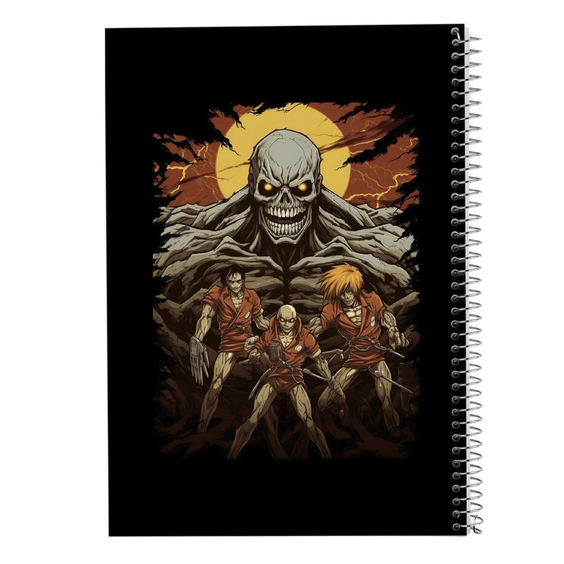 دفتر مشق 100 برگ مدوپد مدل Attack on Titan کد DF10401