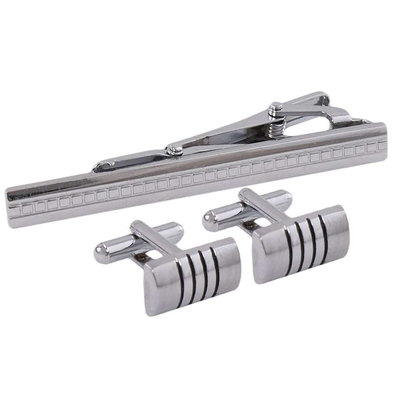 ست دکمه سردست و گیره کراوات مردانه کد 105265 ست دکمه سردست و گیره کراوات مردانه کد 105265