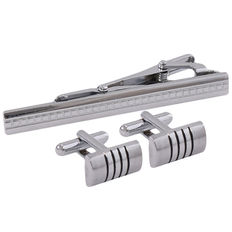 ست دکمه سردست و گیره کراوات مردانه کد 105265 ست دکمه سردست و گیره کراوات مردانه کد 105265